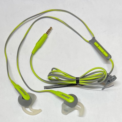 Bose - SIE2i Sport Earbud Headphones with Microphone - Green - Picture 1 of 2