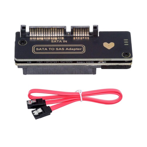 CY SATA to SAS Adapter for SAS Hard Disks to Motherboard SATA Converter Adapter - Picture 1 of 8