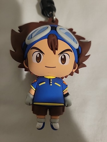 Portachiavi clip borsa tai monogramma figura 3D Digimon serie 2 - Foto 2 di 6