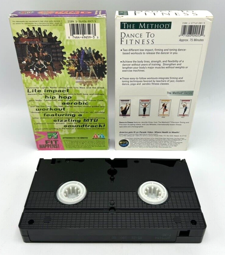 VHS Video Lot The Grind Hip Hop The Method Dance to Fitness Kathy Smith Kickbox - Picture 2 of 13