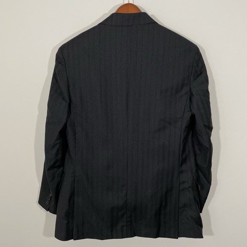 Blazer Traje BILLY REID Gris Carbón Profundo Rayas 38R Pantalones 31 X 27.5 (+1”) - Imagen 9 de 11