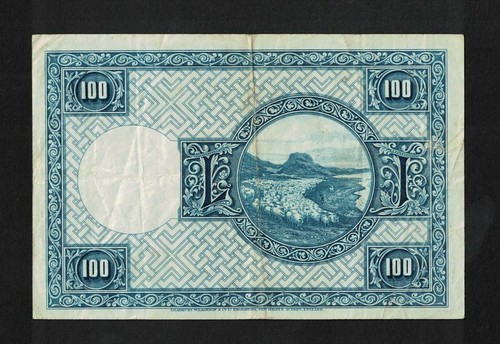 Islandia p-35b, en muy buen estado, 100 coronas, 1928, sinatura no 11 - Imagen 2 de 2