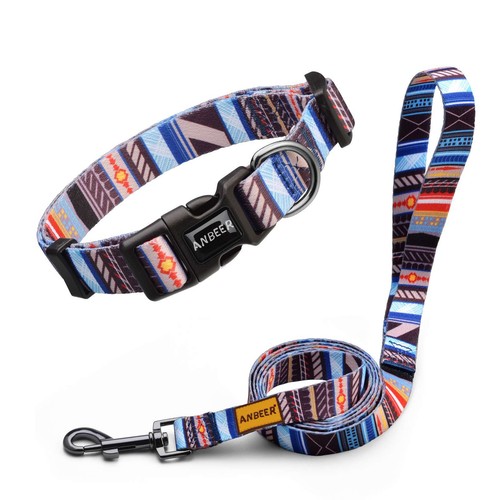 Adjustable collar, pet leash, S, M, L sizes, pet leash set, suitable for dogs - Picture 13 of 27
