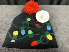 Lotsa Lites Kids Children  s Christmas Lights Cap Hat Winter Flashing