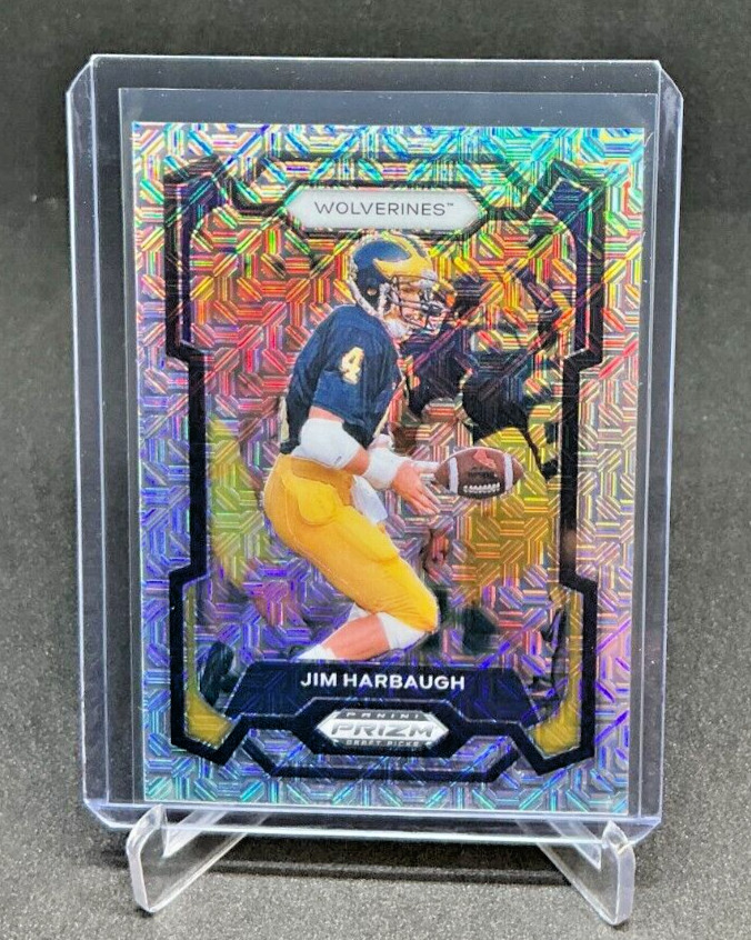 2024 Panini Prizm Draft Picks JIM HARBAUGH Mojo Prizm 19/25 #50