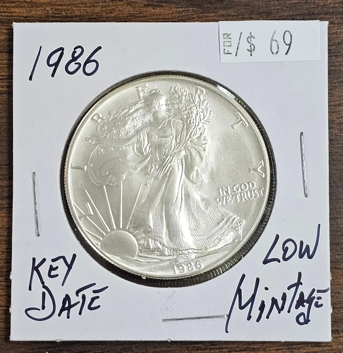 美国鹰1986 美国铸币厂银币| eBay