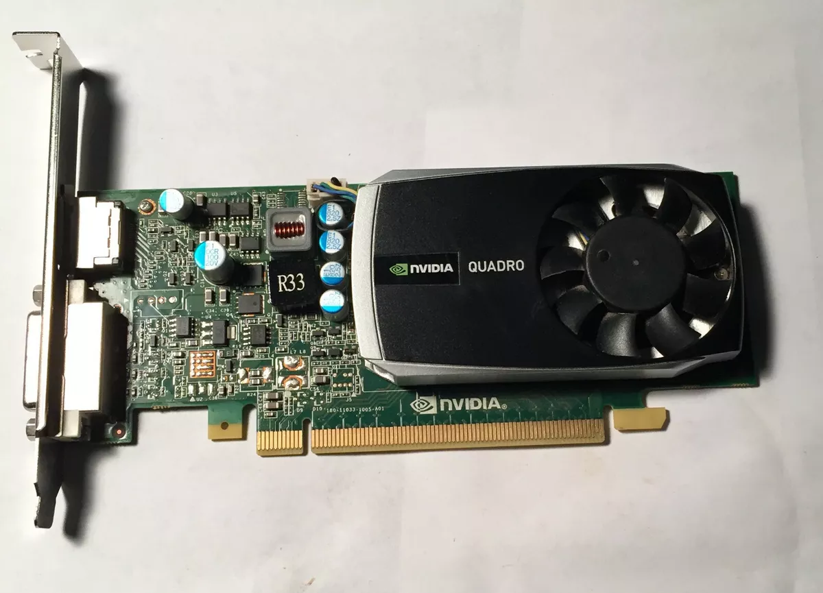 NVIDIA QUADRO 600 1GB PCI e Express DVI DP Video Graphics Card