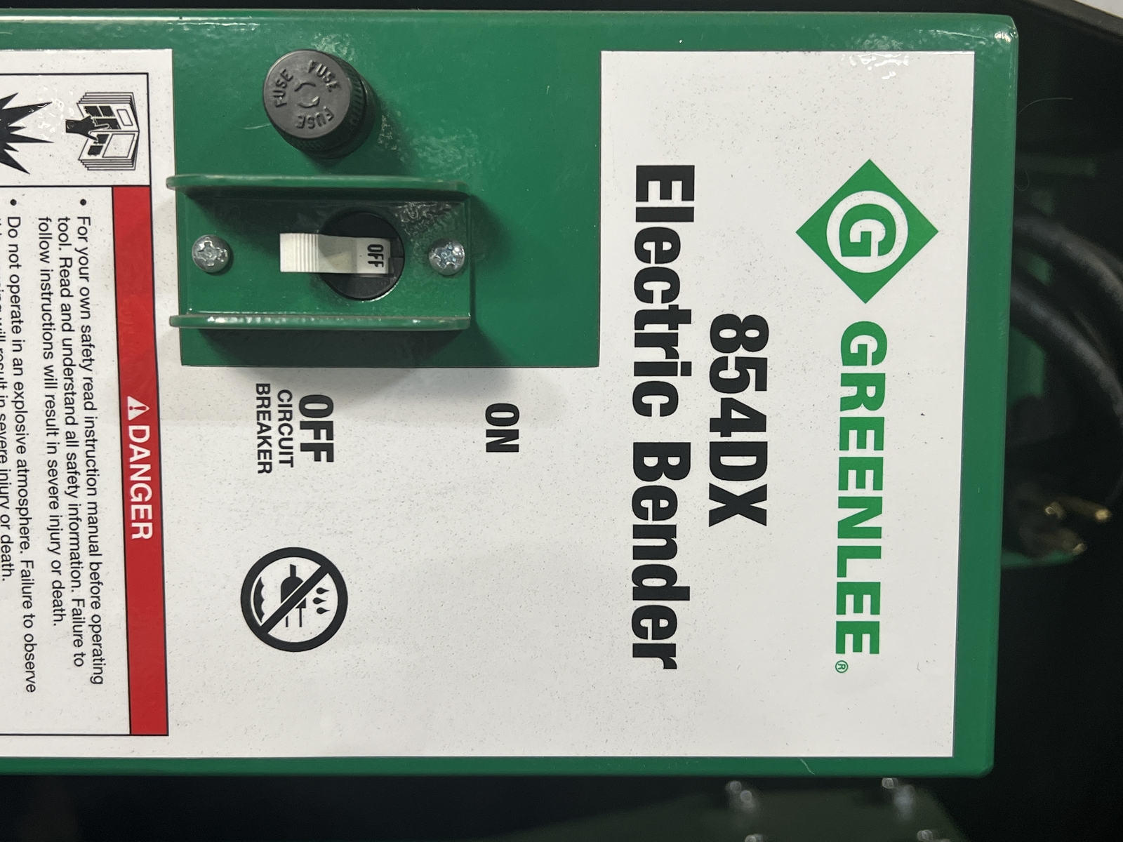 Greenlee 854DX Conduit Pipe Bender 1/2"2" RIGID EMT IMC Pipe New Read