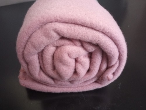 Neu Zart Rosa Mauve Comfort Bay Fleece Überwurf 50x60in - Bild 1 von 4