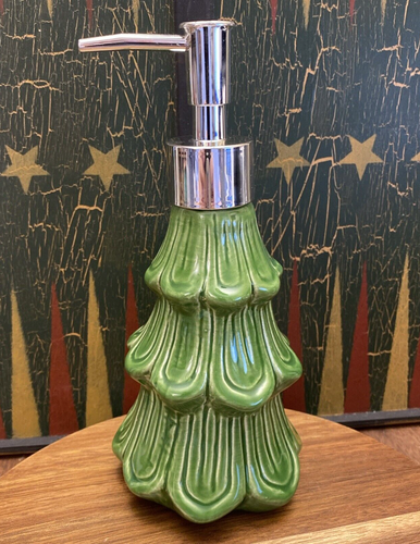 New Christmas Tree Soap Lotion Dispenser Green Tree Cute Bathroom Kitchen Decor