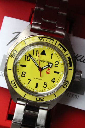 Orologio da polso meccanico automatico Vostok komandirskie 650859 - Foto 5 di 18