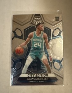 2023-24 Mosaic Brandon Miller Silver Prizm RC City Edition #277