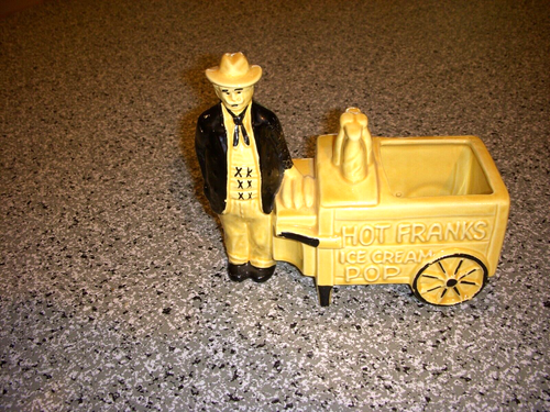 Hot Franks Eiswagen Übertopf Vintage Mid Century Modern - Bild 5 von 5