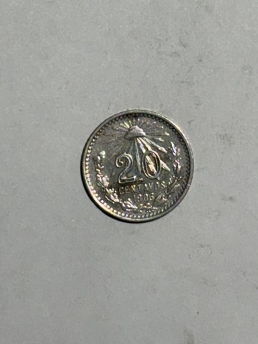 1906 Mexico Type Set – 5 Coin Lot | 1c–50c | Full Year Set VF+ to XF/AU - Picture 7 of 10