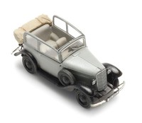 Artitec 316.138 Opel P4 Dach Offen Grau 1:160 Spur N Fertigmodell Neu