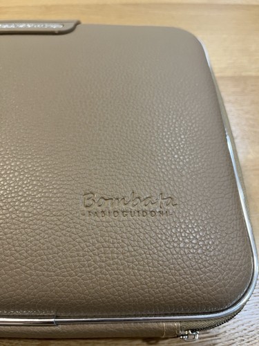 Taupe 15" Laptop Case/Bag with Shoulder Strap - Bombata - Picture 8 of 10