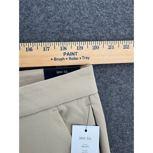 Marc Asher Pantaloni Tecnici Khaki Chino Uomo Taglia 38W 31,5L Fabbricazione Superiore Elasticizzati - Foto 7 di 18