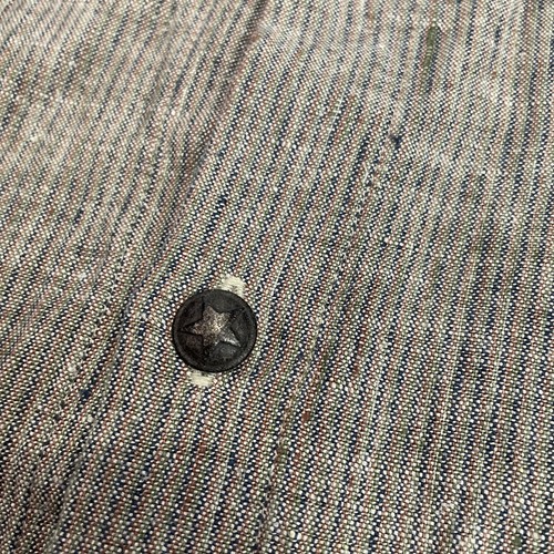 Haymaker Linen Button Up Relaxed Fit Lagenlook shirt sz Large Long Sleeve - Picture 5 of 20