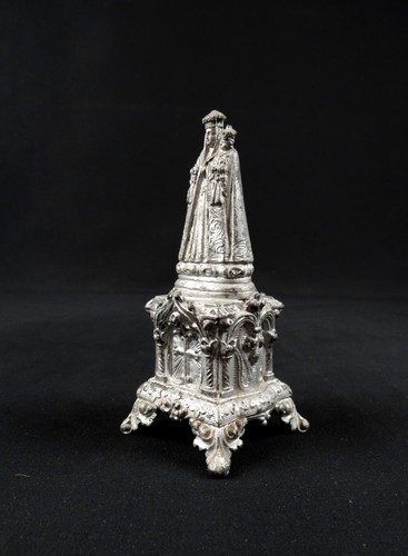 Statua Vergine Con Bambino 'Consolatrice Degli Afflitti' Regolo Fine XIX Secolo - Bild 8 von 10