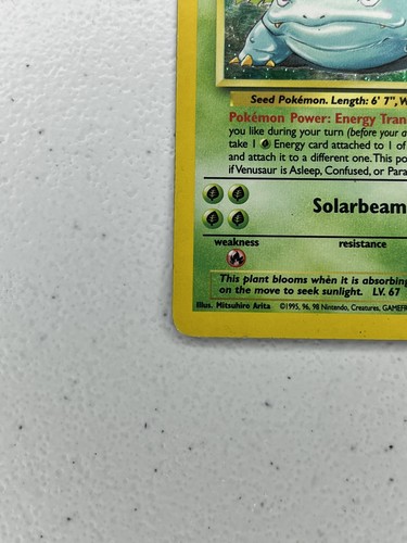Venusaur 18/130 Base Set 2 Holo Rare WOTC Vintage Pokemon Card MP/HP - Picture 5 of 15