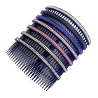Ruihfas Fashion Women 24 Teeth Hair Comb Pin Clip Double 5 Count (Pack of 1) 
