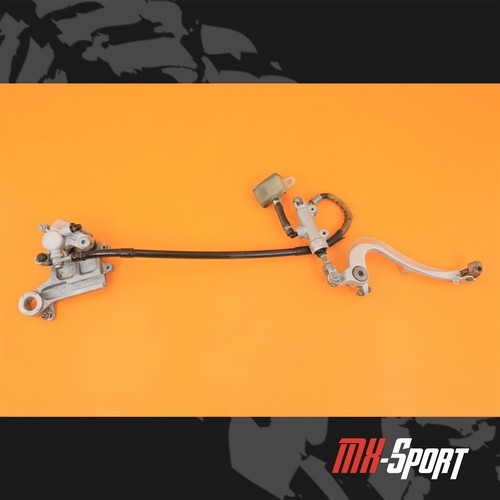96-00 2000 RM125 RM 125 OEM Rear Brake Caliper Holder Master Cylinder Pedal Line