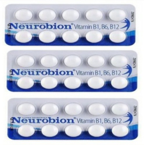 3 x 60's Neurobion Tab (Vitamin B1 B6 B12) Nerve Relief Numbness and Tingling - Picture 4 of 6