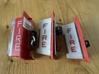 3 USED Wheelock WM1T-24 Wall Mount Fire Alarm Strobe - Red