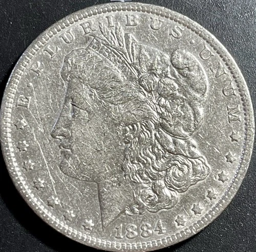 1884 $1 Morgan Silver Dollar #1529