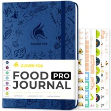 Clever Fox Food Journal Pro – Diet & Wellness Planner for Women & Men – ...