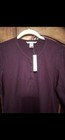 Victoria'sSecret So Soft Modal  Wide Rib, Long Sleeve Henley Dress Size XL Wine — photo 3