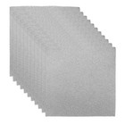 10pcs 8" x 8" x 0.12" Filter Foam Sponges Fan Replacement Filters, Black