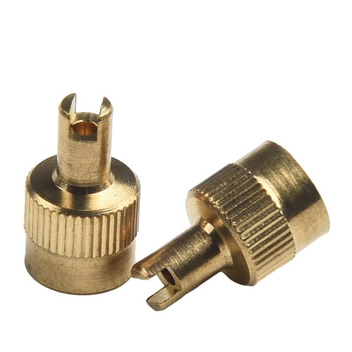 Practical Tyre Valve Cap 14.9x8.5mm 8 Pieces Accessories Car Vehicle Copper - Picture 10 of 12