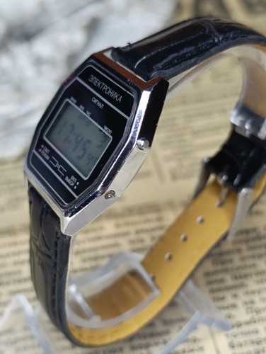 Soviet Vintage Elektronika 5 52 SIGNAL Alarm Original USSR Digital Watch 1980s - Picture 9 of 16