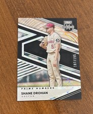 Shane Drohan 2020 Elite Prizm Numbers #155 Boston Red Sox FSU Seminoles /195