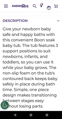 NEW Boon Soak 3 Stage Baby Bath Tub 0-18 Months White & Gray - Picture 10 of 20