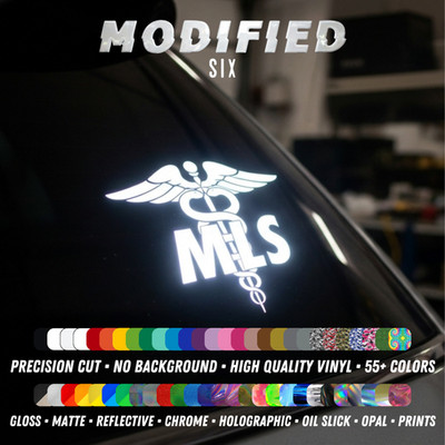 MLS Medical Laboratory Scientist Decal Gift Sticker Reflective Holographic 55+
