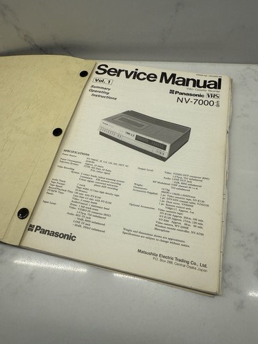PANASONIC NV-788 VHS Video Cassette Recorder Service Manual rare vintage - Picture 20 of 23