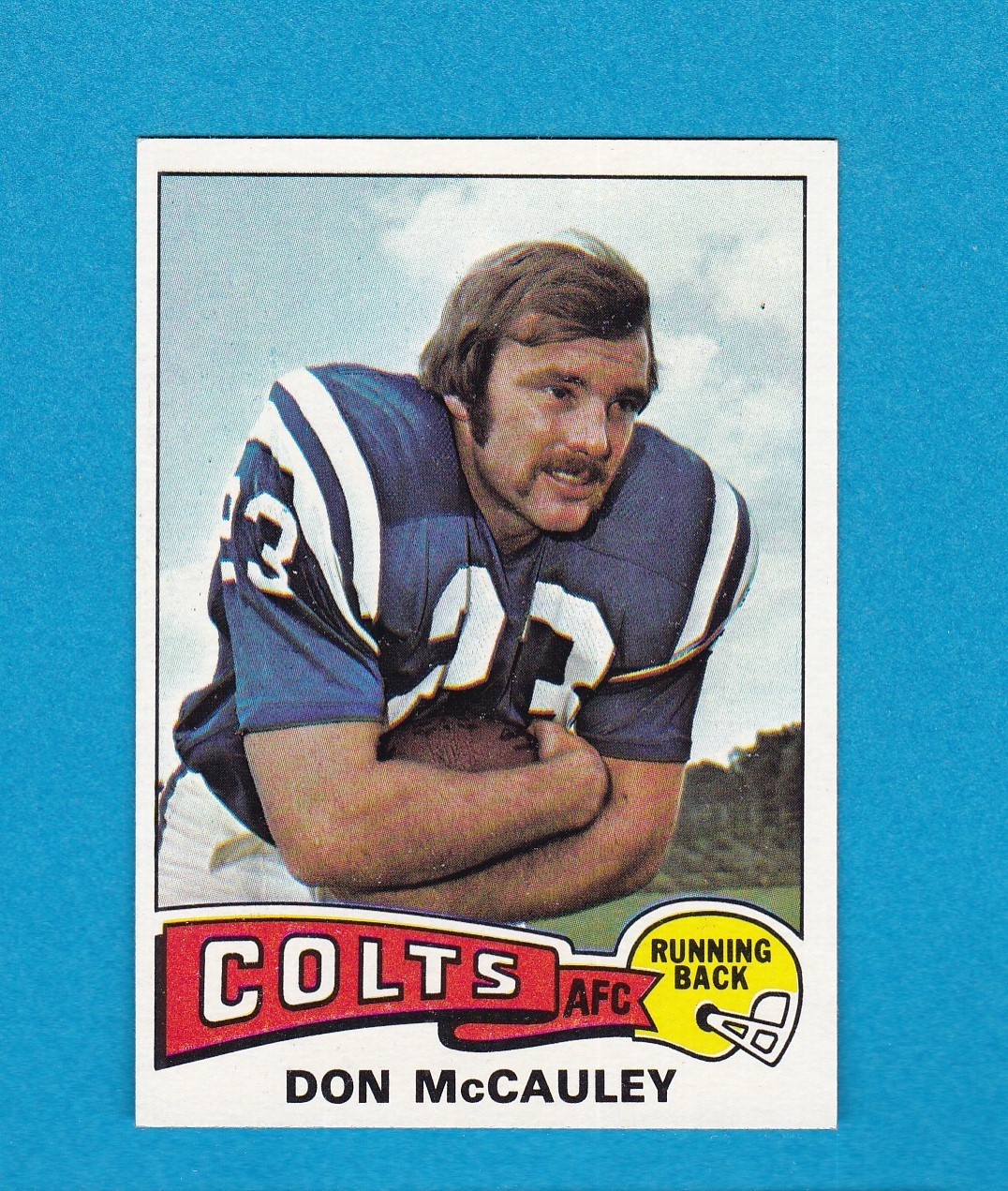 1975 TOPPS FOOTBALL SET BREAK 88 DON McCAULEY COLTS NM+