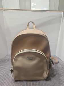 GUESS Los Angeles Women\'s Cream and Brown Backpack NEW GUESS Women main image 4