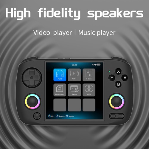 ANBERNIC RG CubeXX – Console Portable de Jeu Rétro 3.95" IPS – WiFi 5G & Bluetoo - Picture 5 of 23