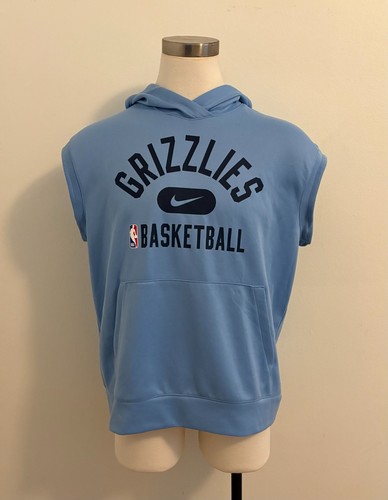 Memphis Grizzlies Nike Player-Issue Sleeveless Hoodie Sweatshirt (size: L)