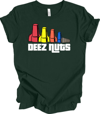 Deez Nuts Electrician Funny T-Shirt for Men & Women