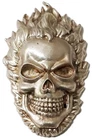 RARE 1.82 Oz Silver GHOST RIDER Hand Poured Bar.