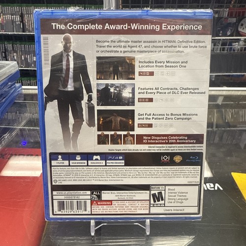 Hitman Definitive Edition PS4 PlayStation 4 Complete  - BRAND NEW SEALED - Picture 2 of 6