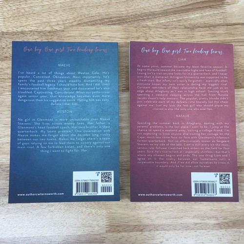 Kiss Now, Lie Later & For Now, Not Forever by C. W. Farnsworth 2 Paperback Books - Foto 2 di 12