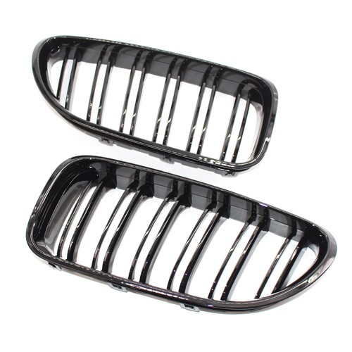 SPORT KÜHLERGRILL NIEREN GRILL DOPPELSTEG GLANZ SCHWARZ FÜR BMW 6ER F06 F12 F13 - Foto 4 di 15