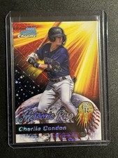 2025 Bowman Chrome Charlie Condon Meteoric Rise Mojo Refractor Colorado Rockies 