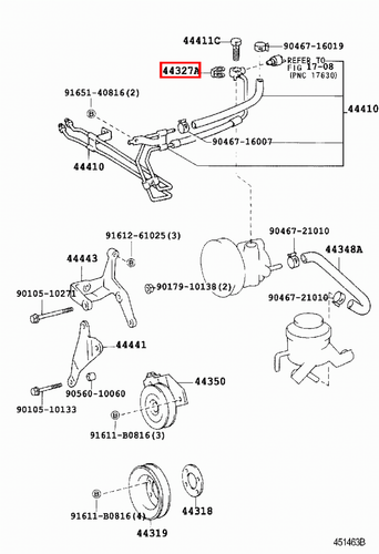 Genuine Crown JZS153 JZS151 JZS141 JKS175 3.0 2.5 Pressure Feed Hose Tube Gasket - Bild 14 von 20