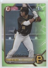 2022 Bowman Prospects Neon Green Border 244/399 Matt Fraizer #BP-91 00gy
